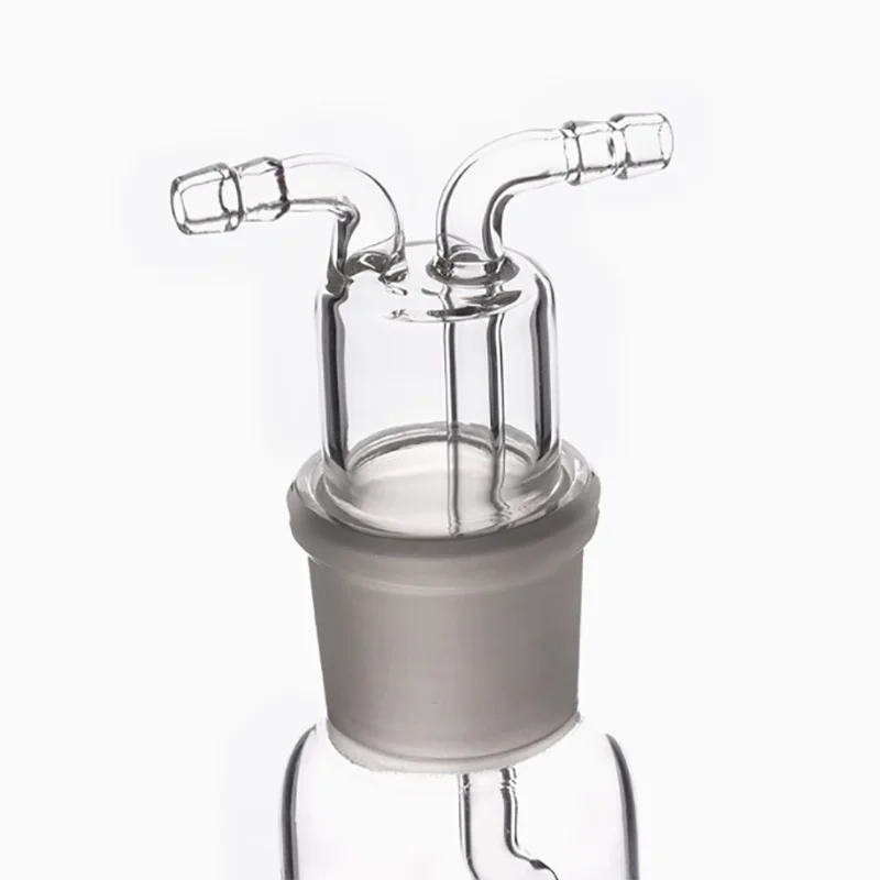 Flue gas absorption bottle brown white impact bottle porous glass plate 25/50/75/125ml spray bubble bottle