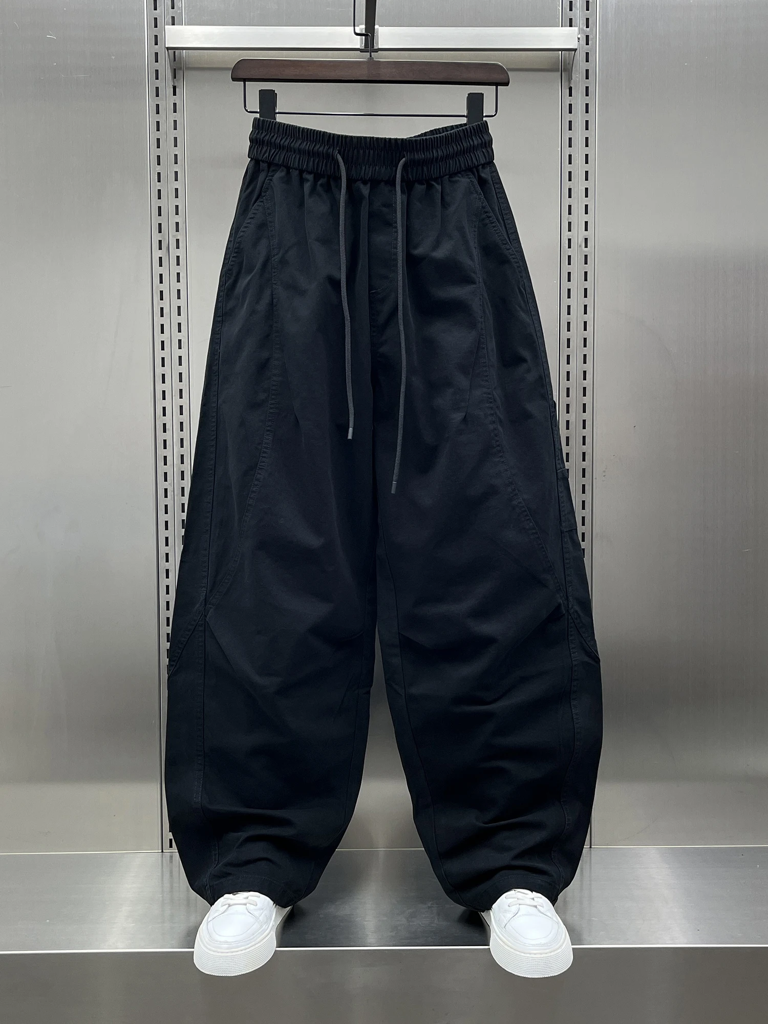 

Модные американские брюки-карго прямого кроя для мужчин, осенние, новые, свободные, широкие, повседневные, стильные и удобные.