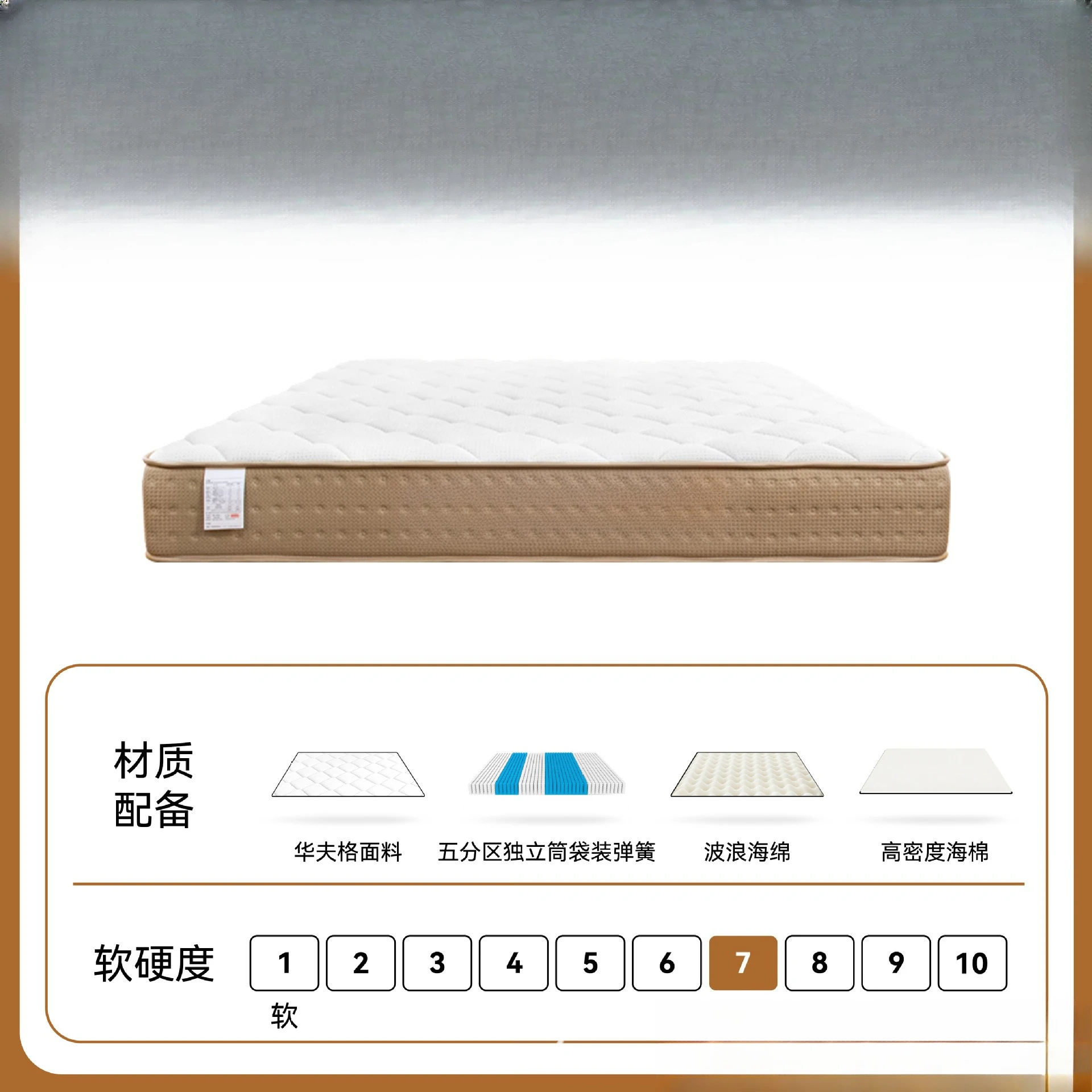 مرتبة لفة ضغط الفراغ زنبركية مستقلة لا تشوه #3