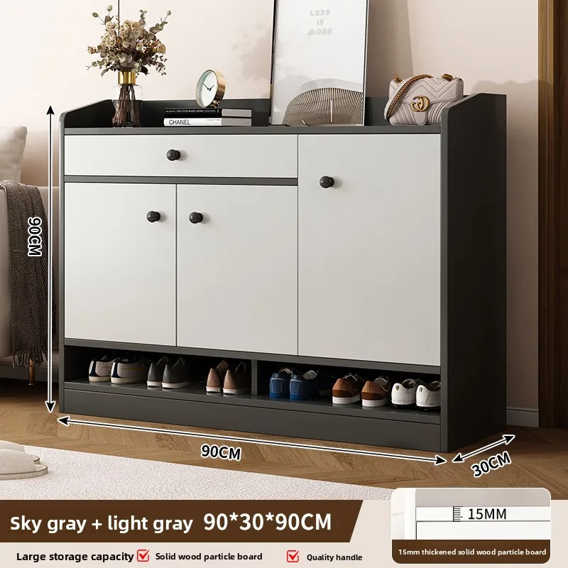 

Shoe Cabinet Home Door Corridor Outer Entrance Cabinet Storage Locker Simple Shoe Rack