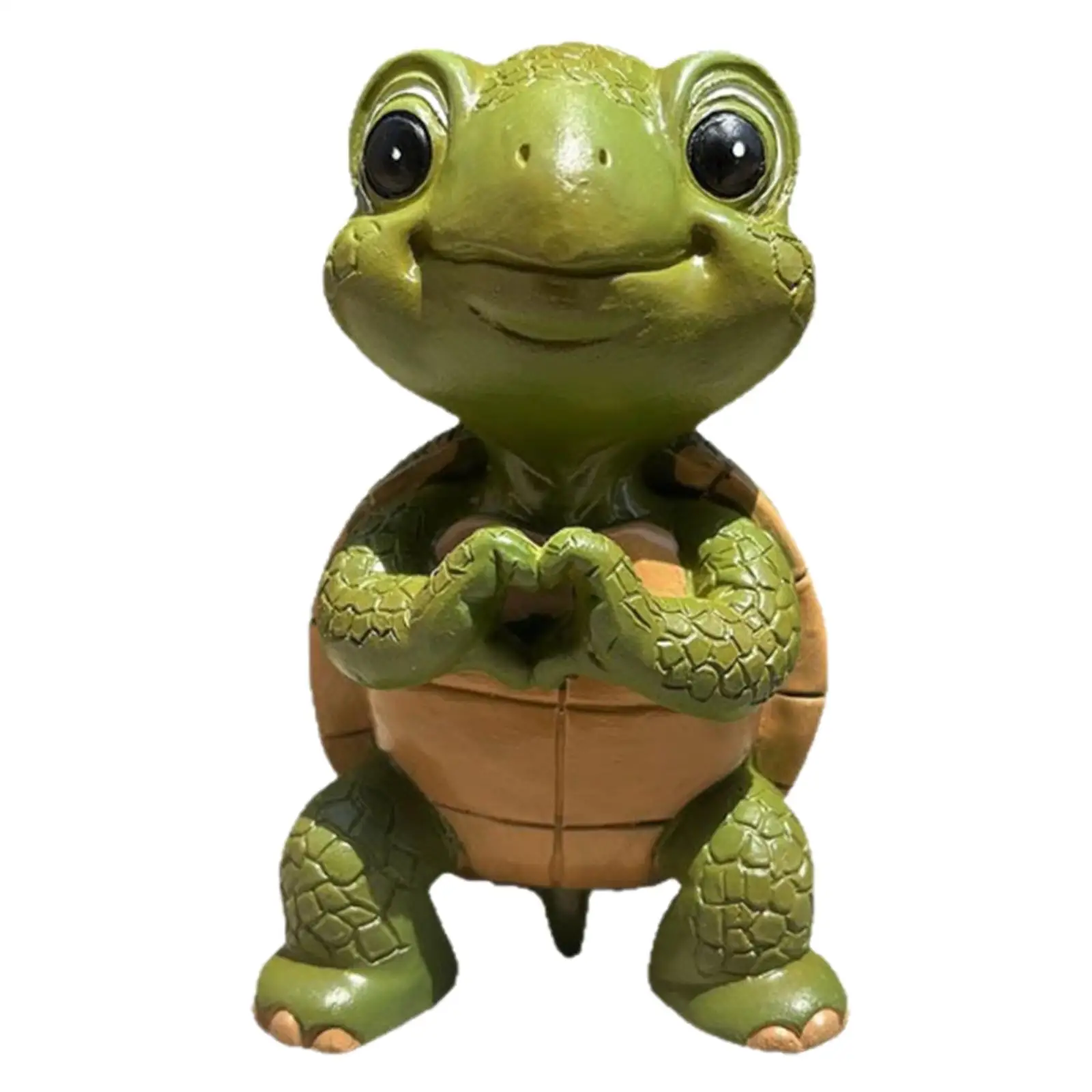 Turtle Garden Statue Outdoor Statue Home Decor Desktop, Collection, Figurine Decoration for Outside Pond Hallway