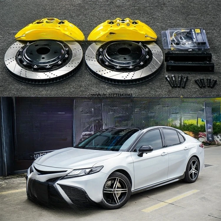 

Front Big Brake Kit 6 Piston Caliper with 355*32 mm Rotor BBK Auto Brake System for Camry XV70 18 Inch Car Rim