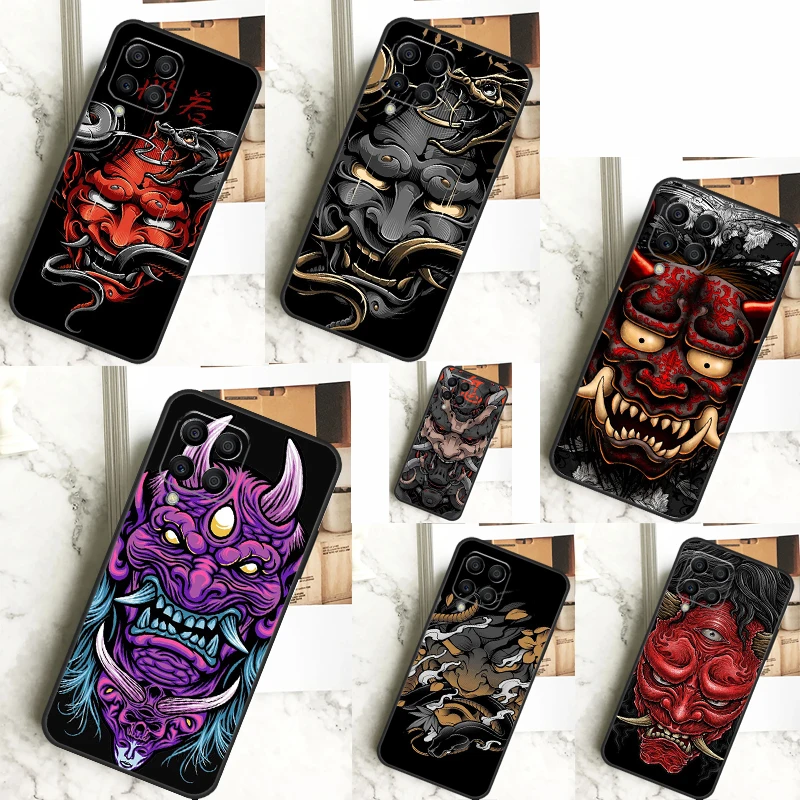 

Japanese Hannya Mask For Samsung Galaxy M13 M33 M53 M52 M32 M12 M14 M34 M54 M11 M21 M51 M15 M55 M31s M20 Case