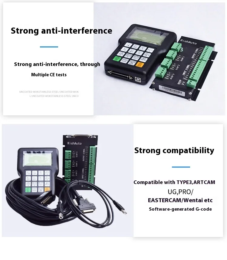 Offline Handle Motion Control System Stepper Servo Stone Engraving Machine Accessories Cyclmotion DSP handle -A18E