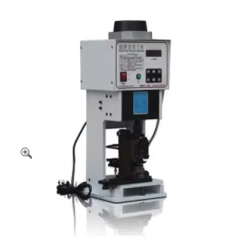 

Semi-automatic cable terminal crimping machine