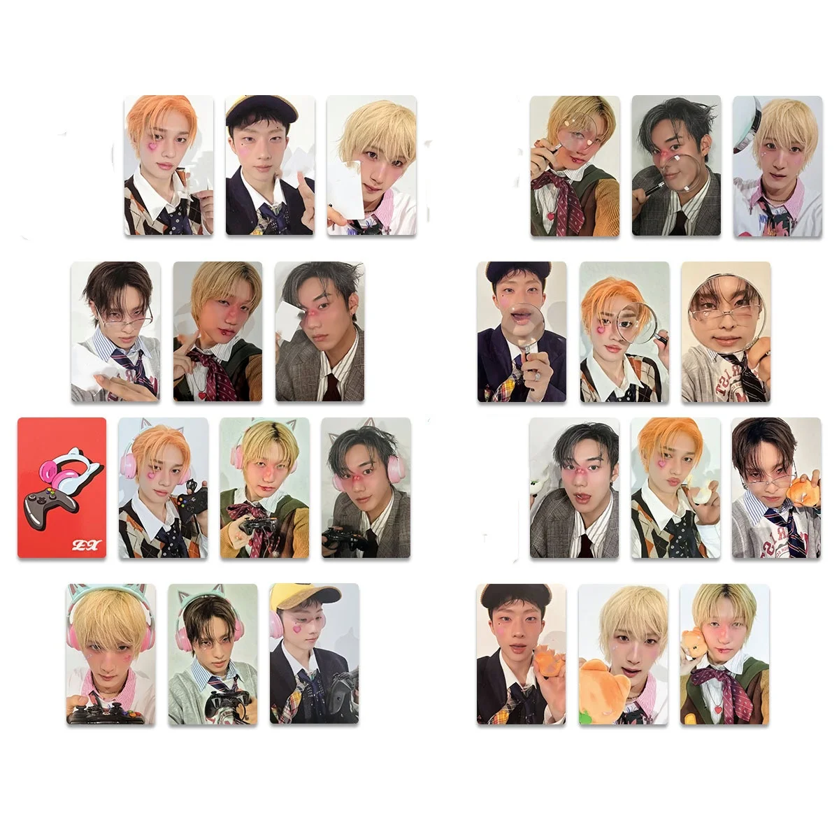 6/30 قطعة/المجموعة/المجموعة Kpop P1Harmony ألبوم جديد UM إغلاق Ver Selfie Lomo بطاقات THEO INTAK JONGSEOB JIUNG لامعة Photocard المشجعين الهدايا