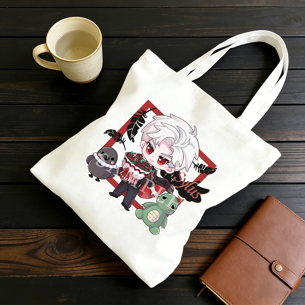Love and Deepspace Onychinus Boss Sylus 30x35/35x40CM Cartoon Canvas Bag Qin Che Mephisto Anime Cosplay Shoulder Bag New 2026
