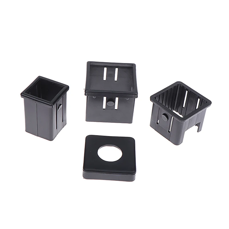 Square Tubing For Cover Tube Durable Chair Glide Insert Finishing Plugs Fitness Equipment Accessories Sliding Sleeve