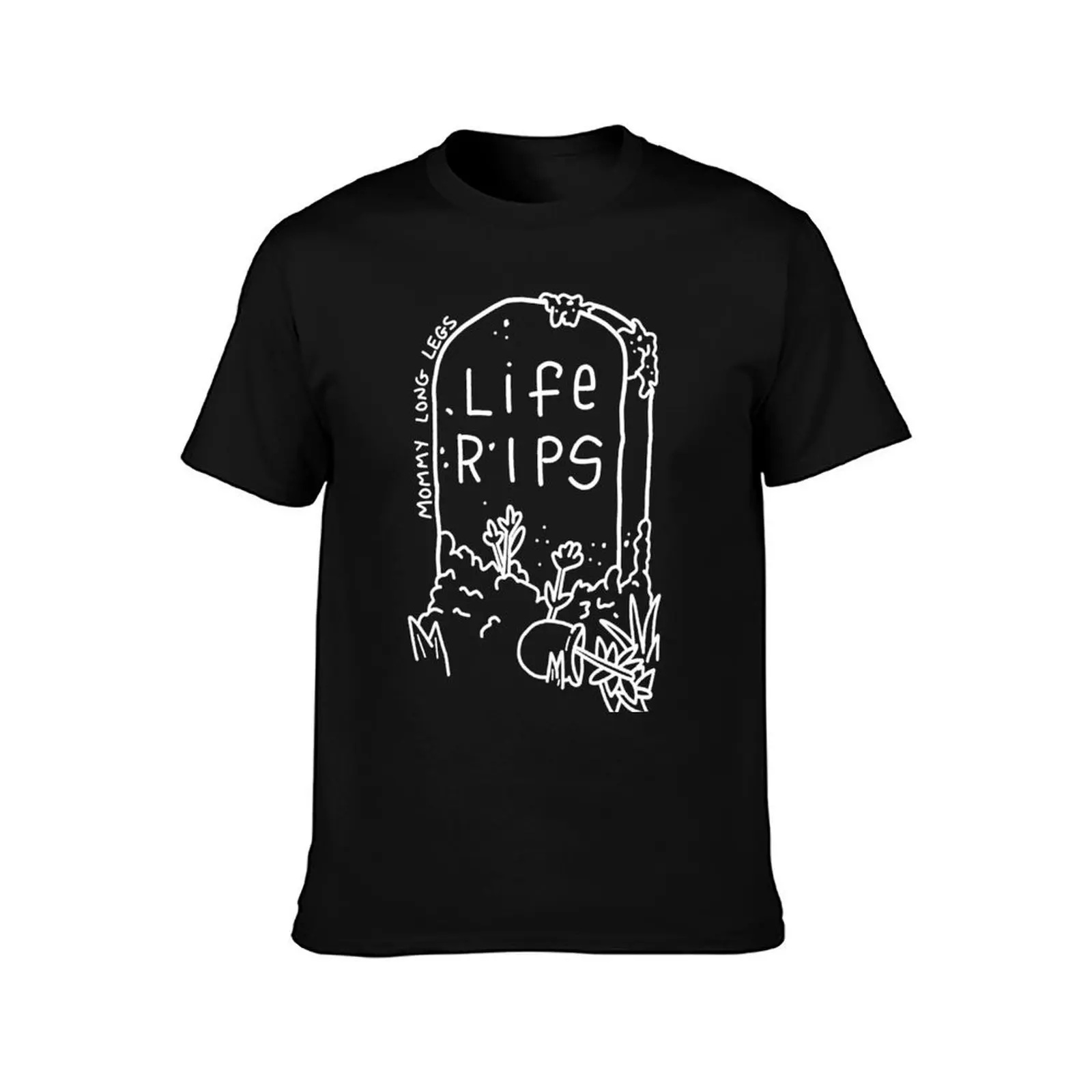 mommy long legs life rips T-Shirt blue archive Funny t-shirts tshirts for men