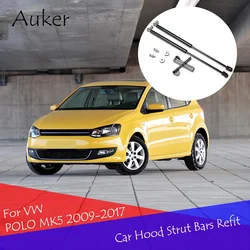 Car Refit Bonnet Hood Gas Spring Shock Lift Strut Bars Support Rod For VW Polo MK5 2010 2011 2012 2013 2014 2015 2016 2017 2018