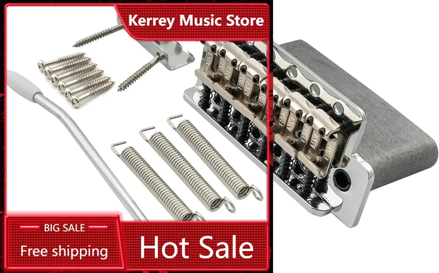 

Wilkinson WOV03 54mm (2-1/8 inch) Vintage Tremolo Bridge