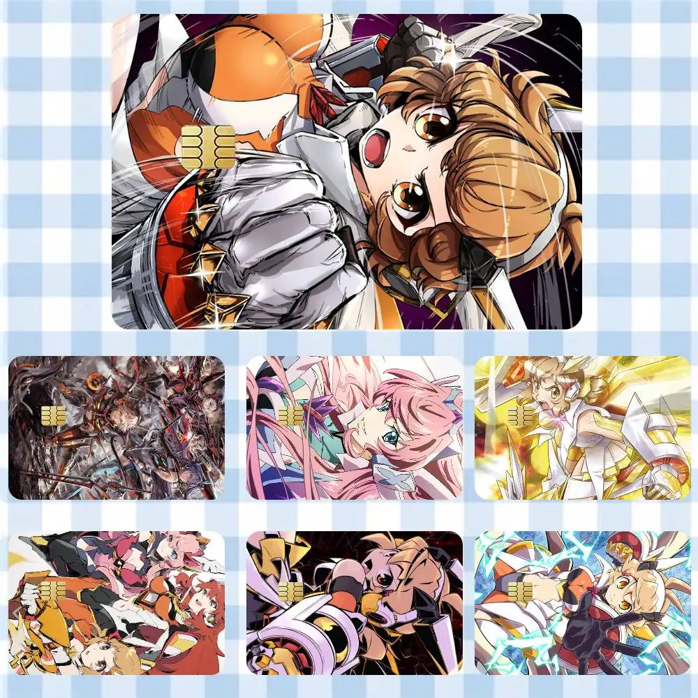 

Symphogear Anime Girl Sticker Film Tape Skin for Credit Card Debit Card Cartoon Waterproof Stickers