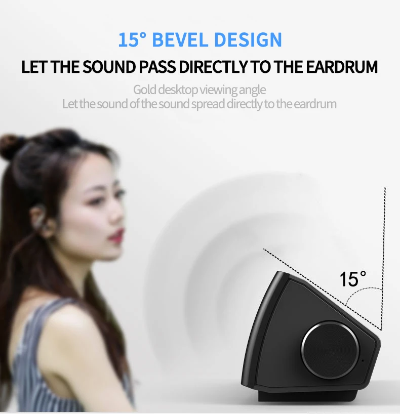 Computer Speakers Subwoofer Wireless Bluetooth Speakers Soundbar tv Bass Surround Sound Box for PC Laptop phone Tablet MP3 MP4