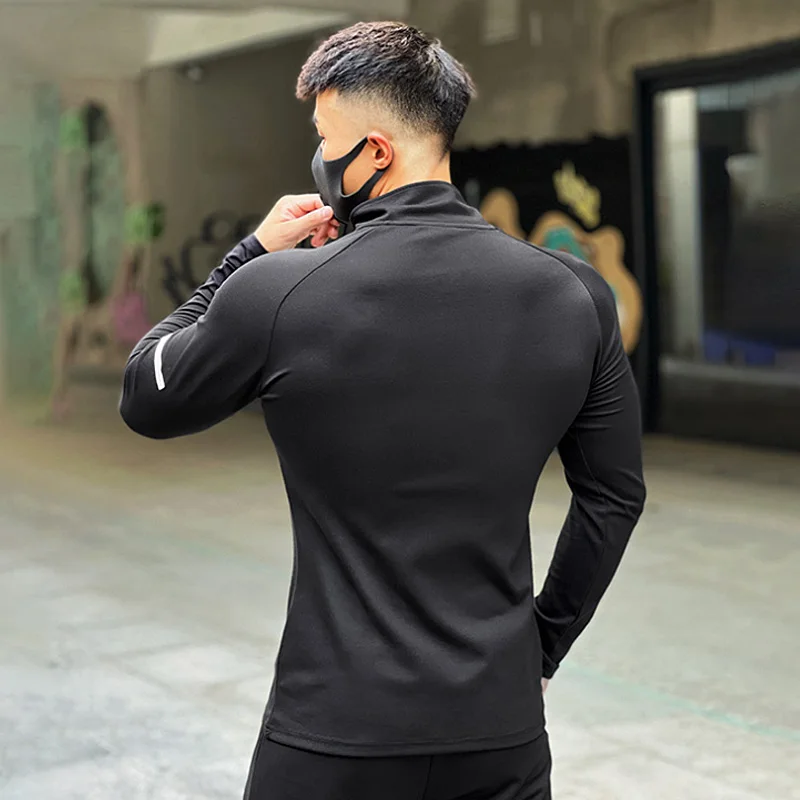 Gym Men\'s Tracksuit Jogger Sportswear Casual Fitness Clothing Sweatpants Running Sweatshirts Coat Sports Suit Fashion Male Sets