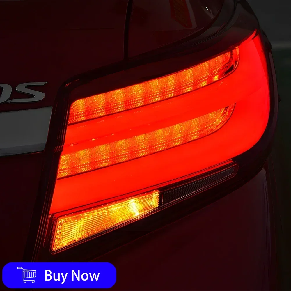

Для Toyota Vios 2014-2016 автомобильные задние фонари в сборе, светодиодные автоматические задние фонари, новое обновление, противотуманный тормоз, указатель поворота, аксессуары