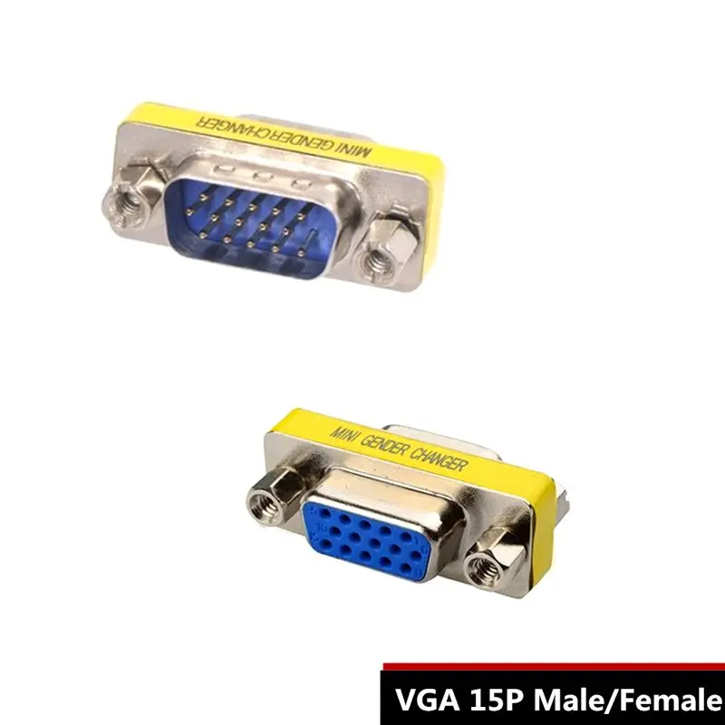 VGA 15 Pin Male Female Adapter Display Adapter Vga Connector Male Connector Wire Solderless