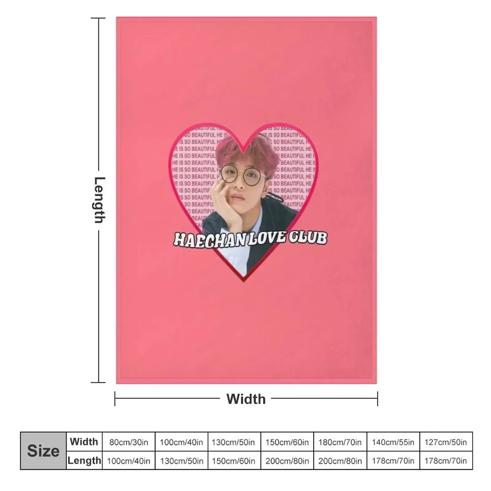 HAECHAN love club Throw Blanket Cute Plaid Retros Picnic Shaggy Blankets