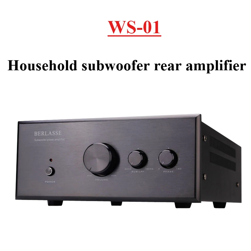 

BERLASSE WS-01 HIFI high power passive mono subwoofer amplifier home fever 5.1 home theater system / 2.1 stereo system