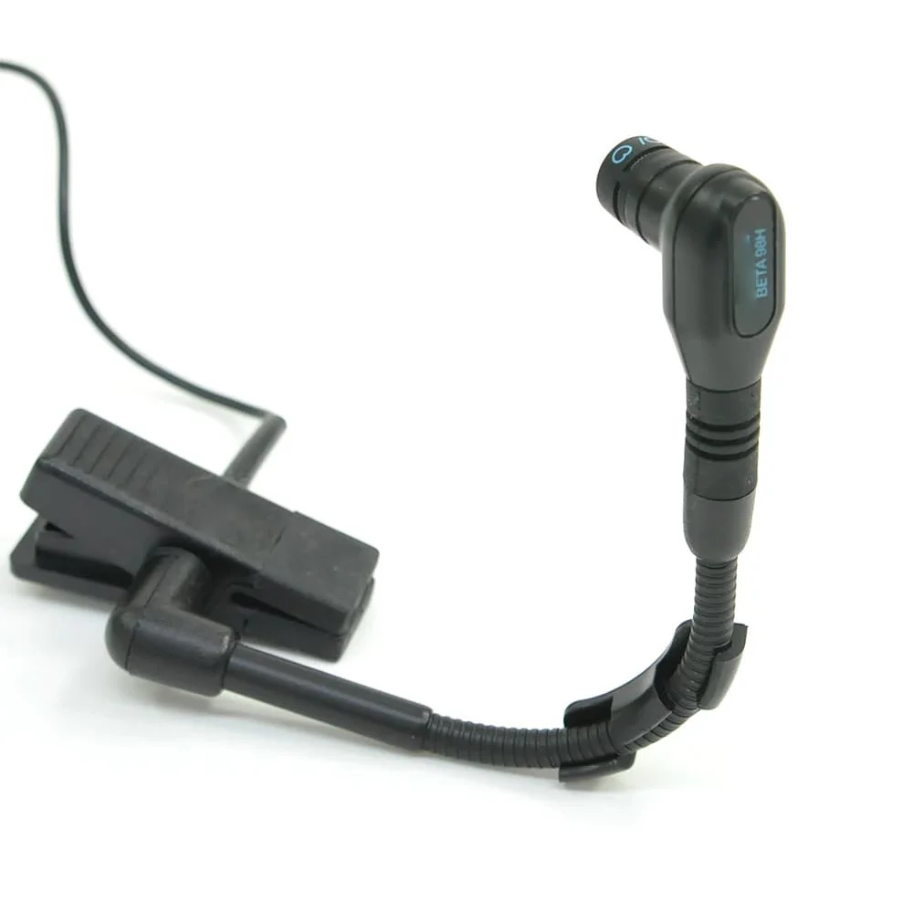 Top Quality Professional 98HC Instrument Microphone BETA98 Gooseneck Saxophone Mic with Big XLR Adaptor For SAX Percussion view 3