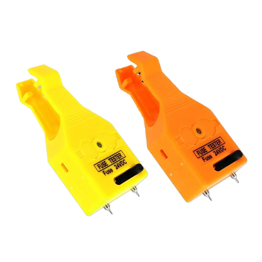 Tube Fuse Tester With LED Indicator Anti Slip Quick Removal Tool For Car Automotive Electrical Circuit Checking Device