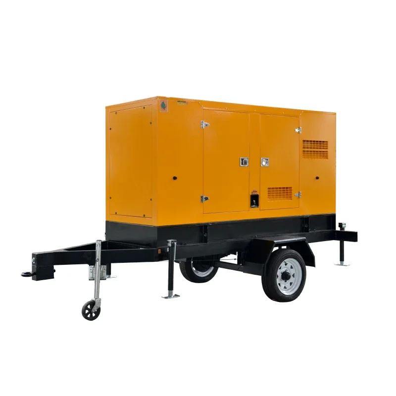 trailer diesel generators 40kva 50kva 60kva 70kva 110/220V/380V/400V/440V/480V generators diesel supplier