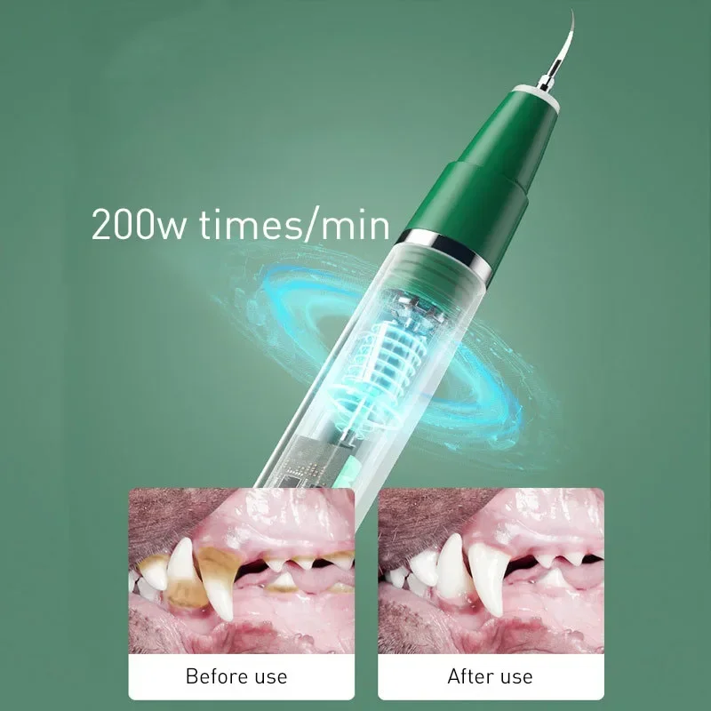 Teeth Flush Device High-End Fashion Pet Ultrasonic Portable Electric Water Pick Teeth Cleaner Dogs And Cats Oral Cleaning Tools