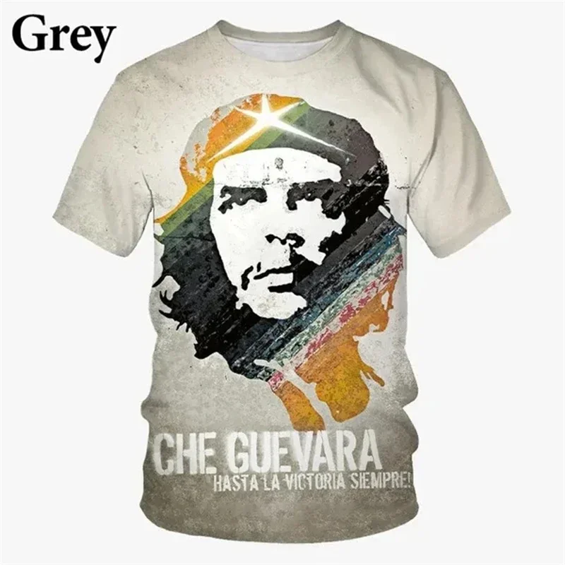 New Revolutionary Characters Che Guevara 3D printed T-shirt casual top short sleeved men\'s T-shirt street wear