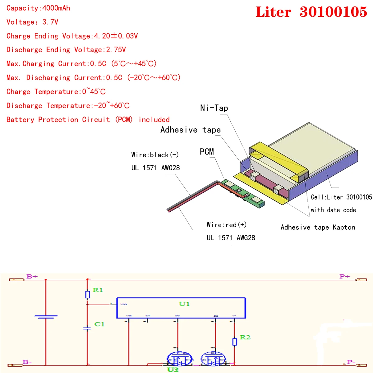 5 thread  3.7V lithium polymer battery 30100105 3.7V 4000MAH 32100106 vi8 mobile power DIY tablet computer 27103107