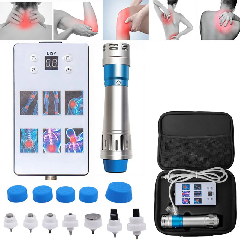 

NEW Portable Shockwave Machine With 7 Heads ED Treatment Pain Relief Body Physiotherapy Relaxing Massage Shock Wave