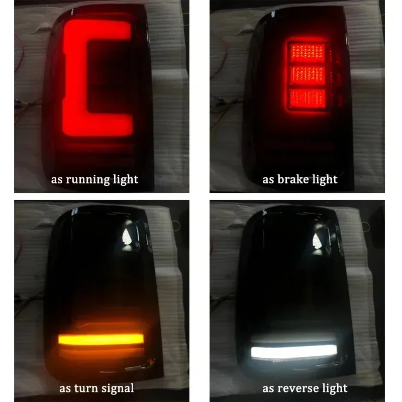 

Car LED Taillights For Volkswagen VW Amarok 2008 - 2022 Rear Running Lamp Brake Reverse Turn Signal Waterproof Car Accessories