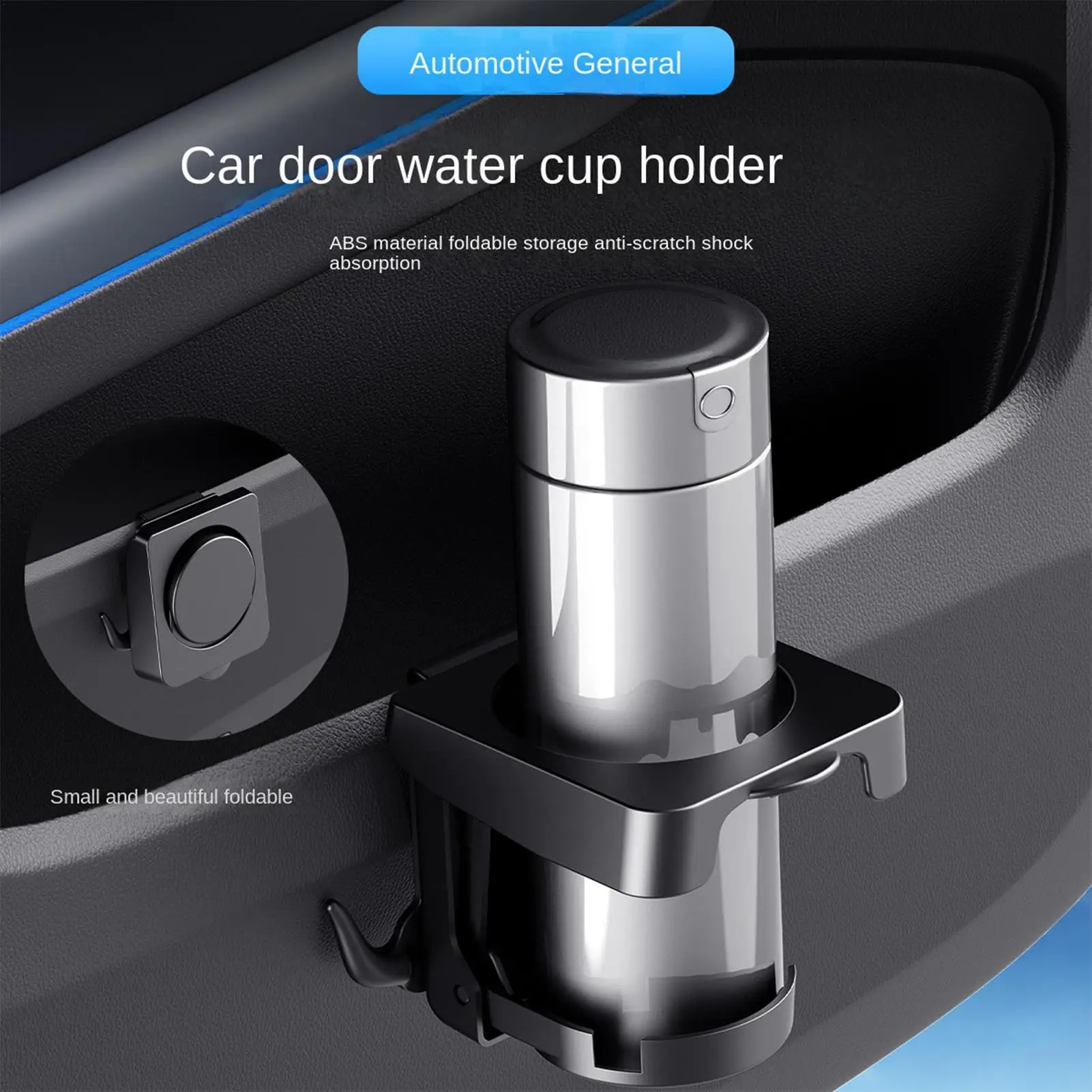 Car Cup Holder Multi-Functional Folding Cup Stand Car Drinking Storage Holders for Sedan Pickup Truck RV Motorhome Trailer ATV