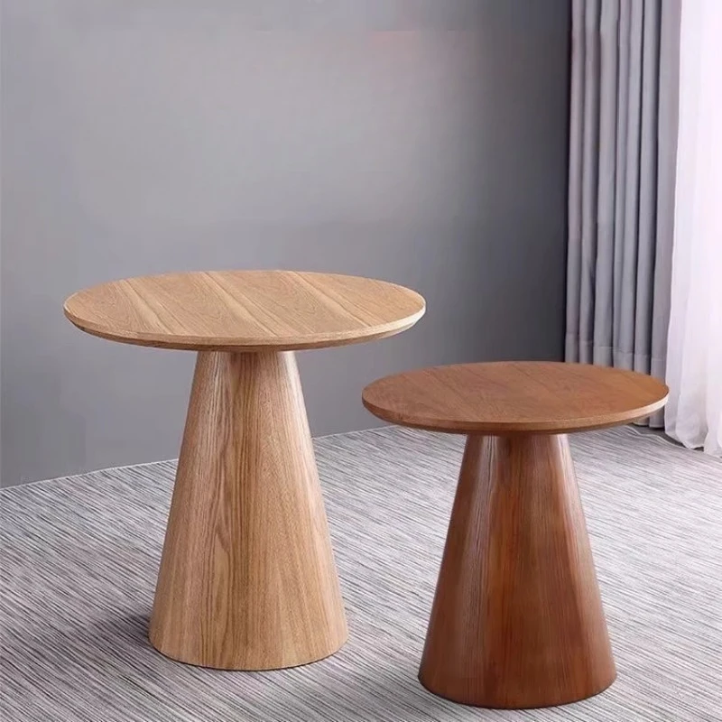 

Nordic Simple Sofa Side Table Modern Solid Wood Balcony Casual Coffee Table Creative Design Home Furniture Tavolino Salotto FYST