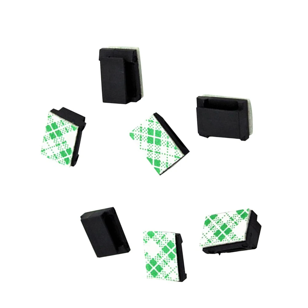 

40pcs Pvc Cable Fixed Clips Self Adhesive Wire Cord Ties 13X9.4Mm Strong Hold For Car Office Home Organizer Car Accessories