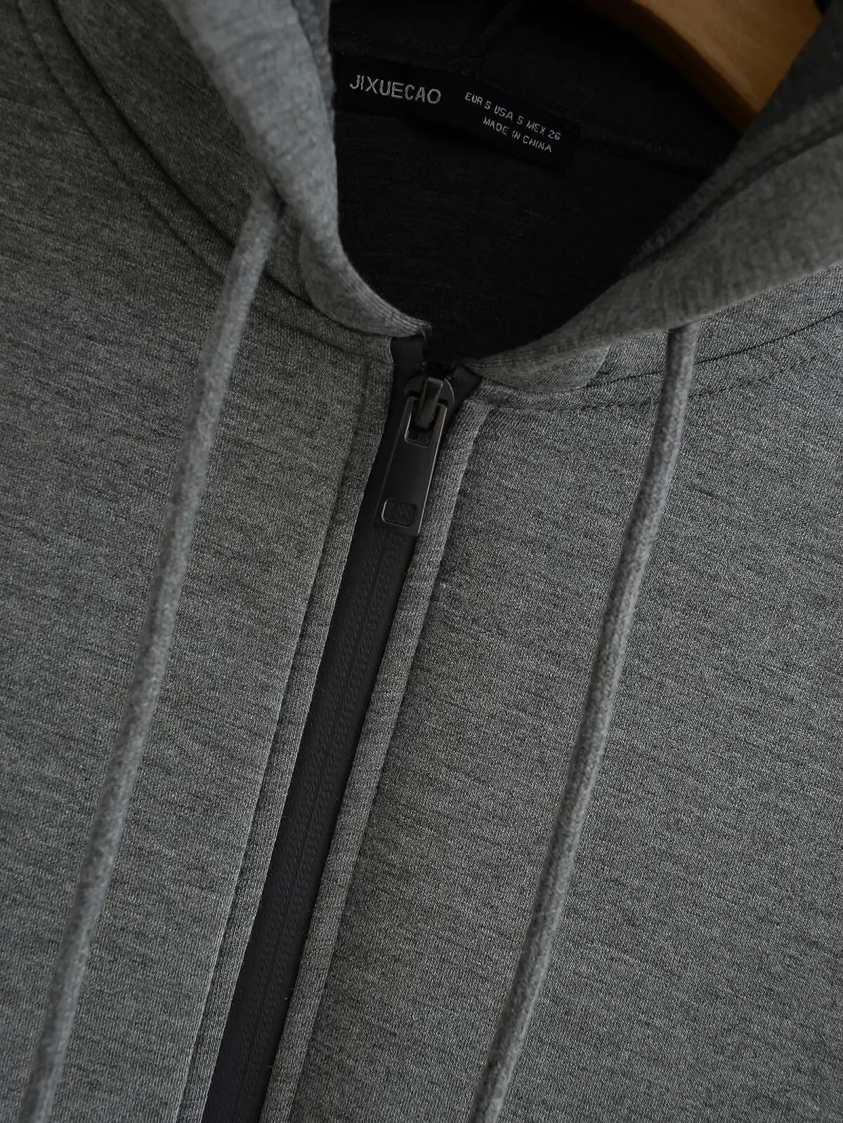 Herbstliche Damen-Freizeitjacke mit Kapuze, lockerer Oversize-Schnitt, Reißverschluss-Hoodie, Sweatshirt, einfarbiger Mantel, schicke Oberbekleidung für Bürodamen, Oberteile – Detail 14