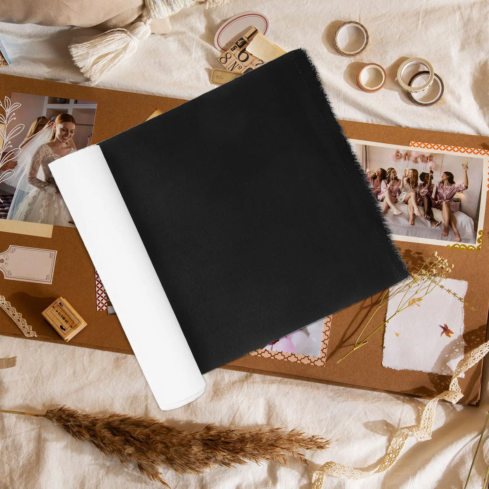 tela-de-lino-negra-autoadhesiva-para-encuadernacion-59x20-con-reverso-de-papel-para-manualidades-scrapbooking-y-suministros-de-encuadernacion