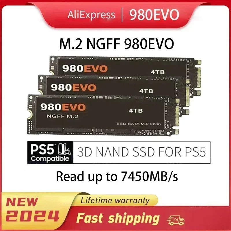 Оригинальный SSD внутренний твердотельный накопитель Ngff M.2 2 ТБ 4 ТБ высокоскоростной интерфейсный жесткий диск для настол...