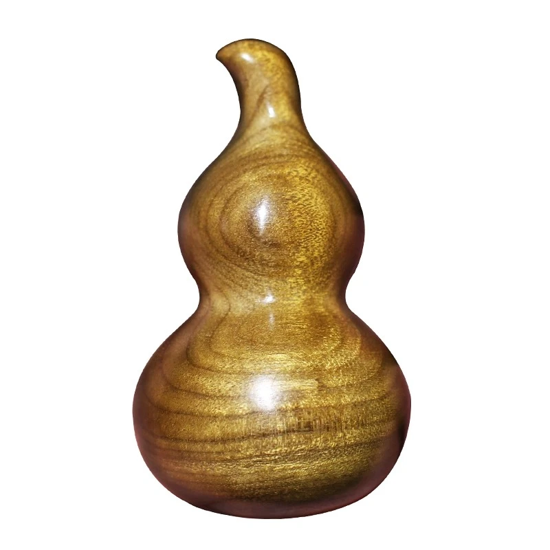 

Golden nanmu gourd hand handle pendant ornament men