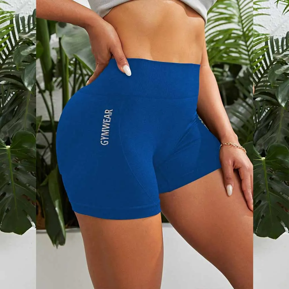 Short de motard taille haute pour femme, leggings push up athlétiques, basiques d'entraînement, gym, yoga