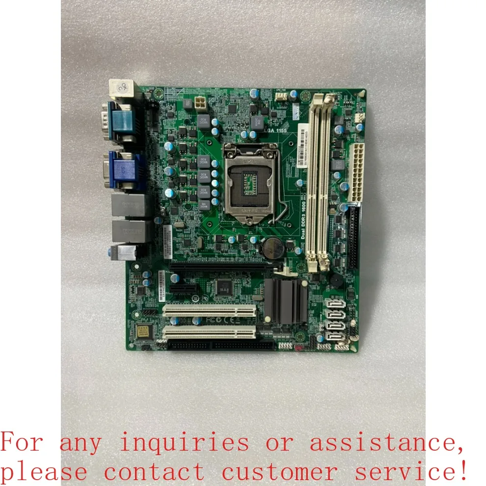 

For the main board SYM76993VGGA 1150 pin DDR3 memory, double network port 100% detection.
