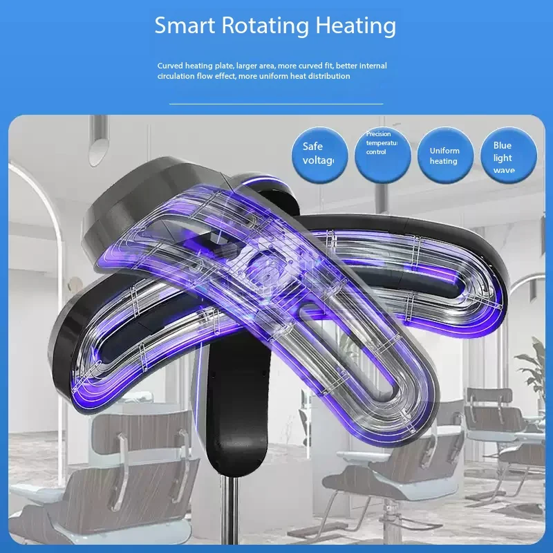 Smart Hair Dryer for Salons Cold Perm Heater for Hair Salons  Dye Drying Accelerator for Hair Salons