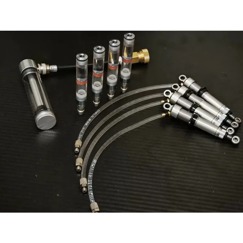 Genuine Nitrogen Shocks for  RLAARLO MK07/ JK07 CK5811 , 1/7 Scale RC Crawler Professional Shock Absorbers Upgrade Parts