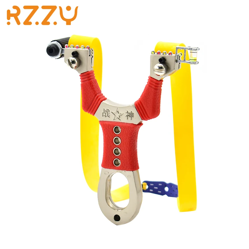 

High-quality Alloy Slingshot Finely Polished Professional Hunting Shooting Slingshot Sling Laser Aimed Powerful Metal Slingshot