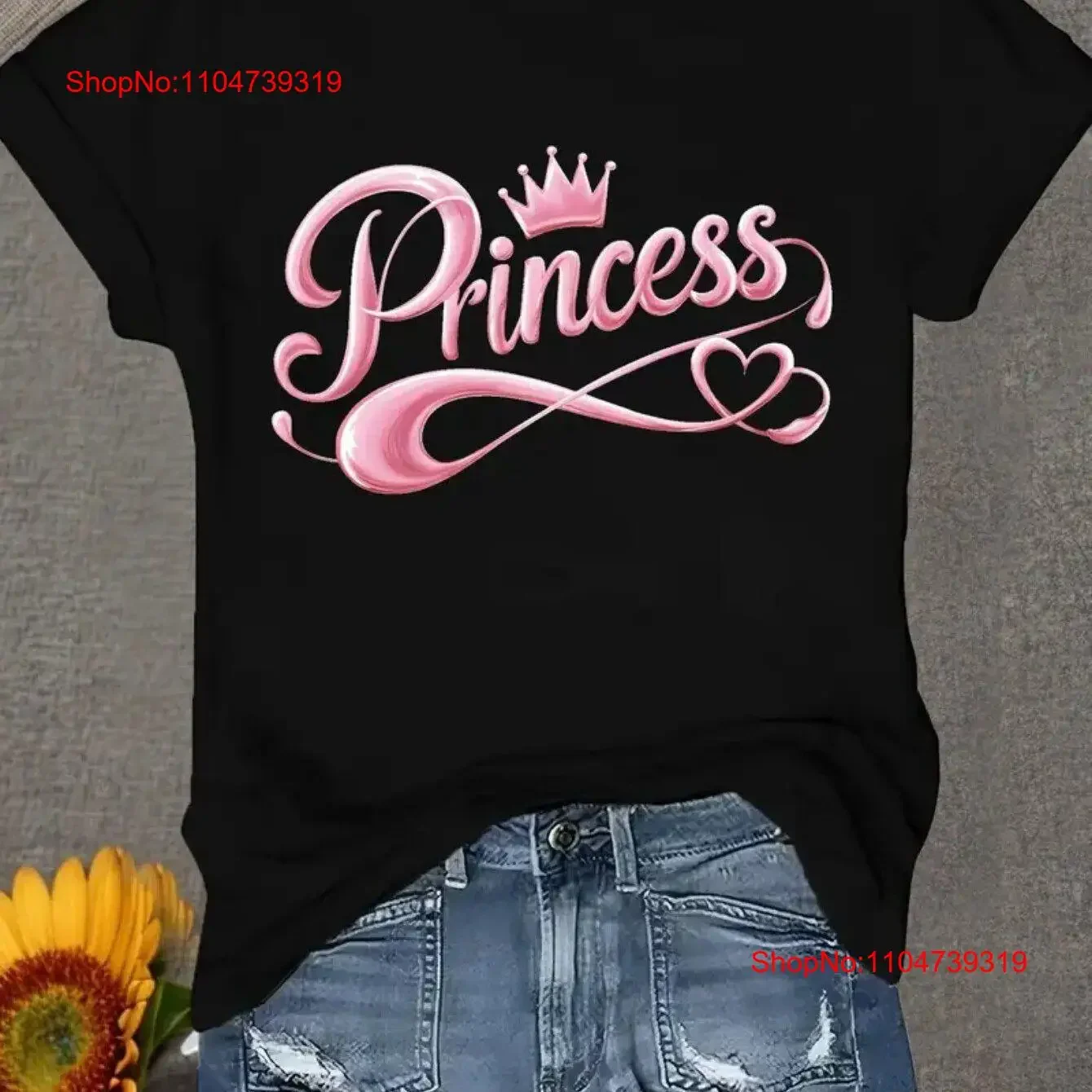 

Женская футболка больших размеров с принтом принцессы, мягкая и повседневная, винтажная, дышащая, модная, растянутая, универсальная