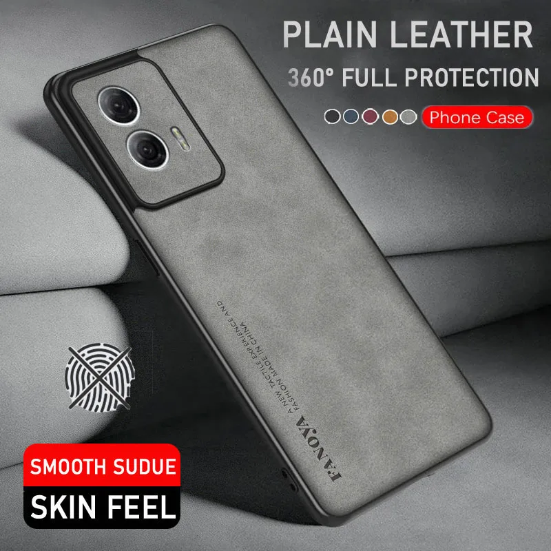 Luxury Leather Case For Motorola Moto G85 Anti Drop Case Anti Slip Cover Phone Fundas Protector Motorola G04 G14 G24 G34 G54 G84