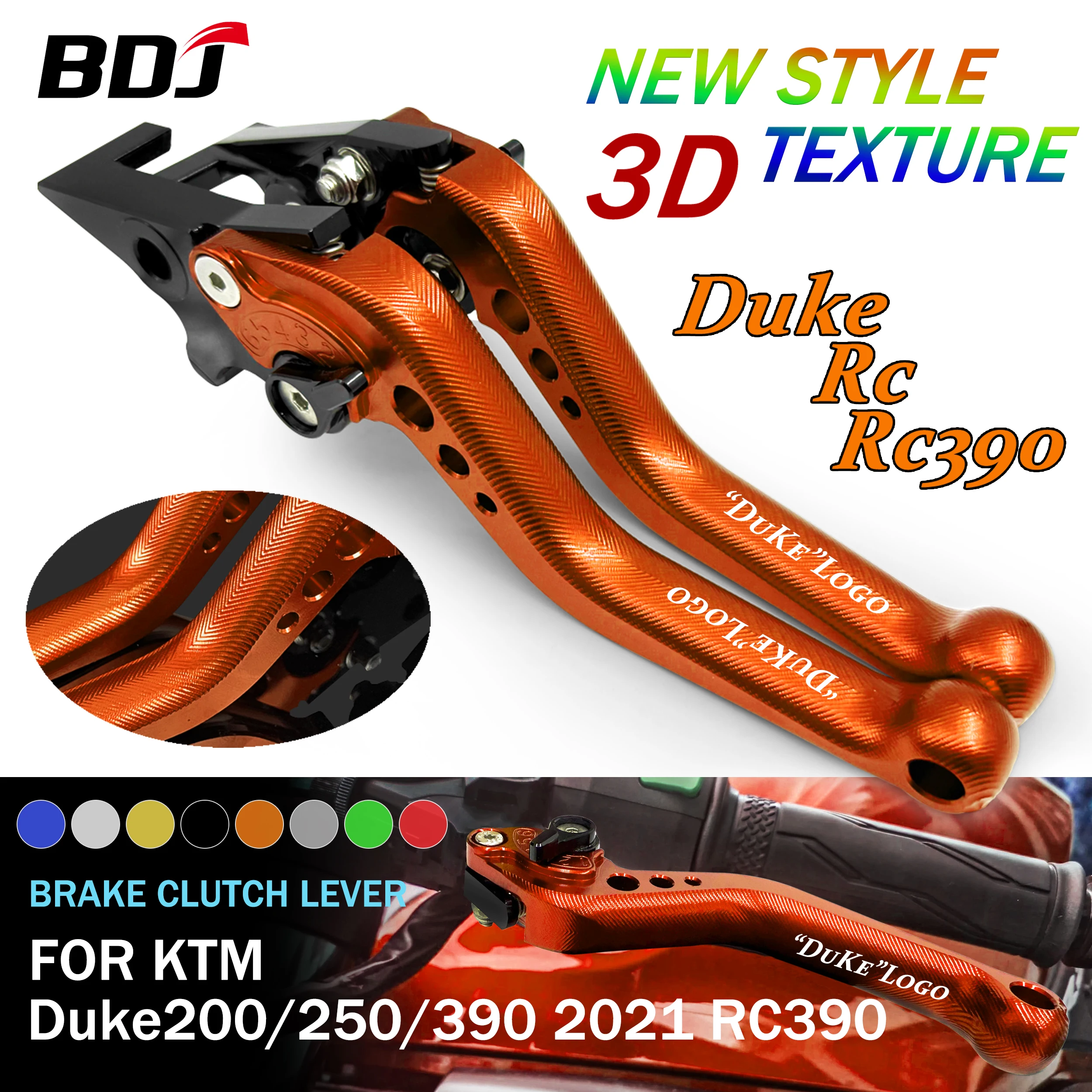 

BDJ NEW Duke RC200 Brake Clutch Lever Motorcycle Clutch Lever Brake Lever For KTM 390 Adventure 2020-2021 Duke200 250 RC 390