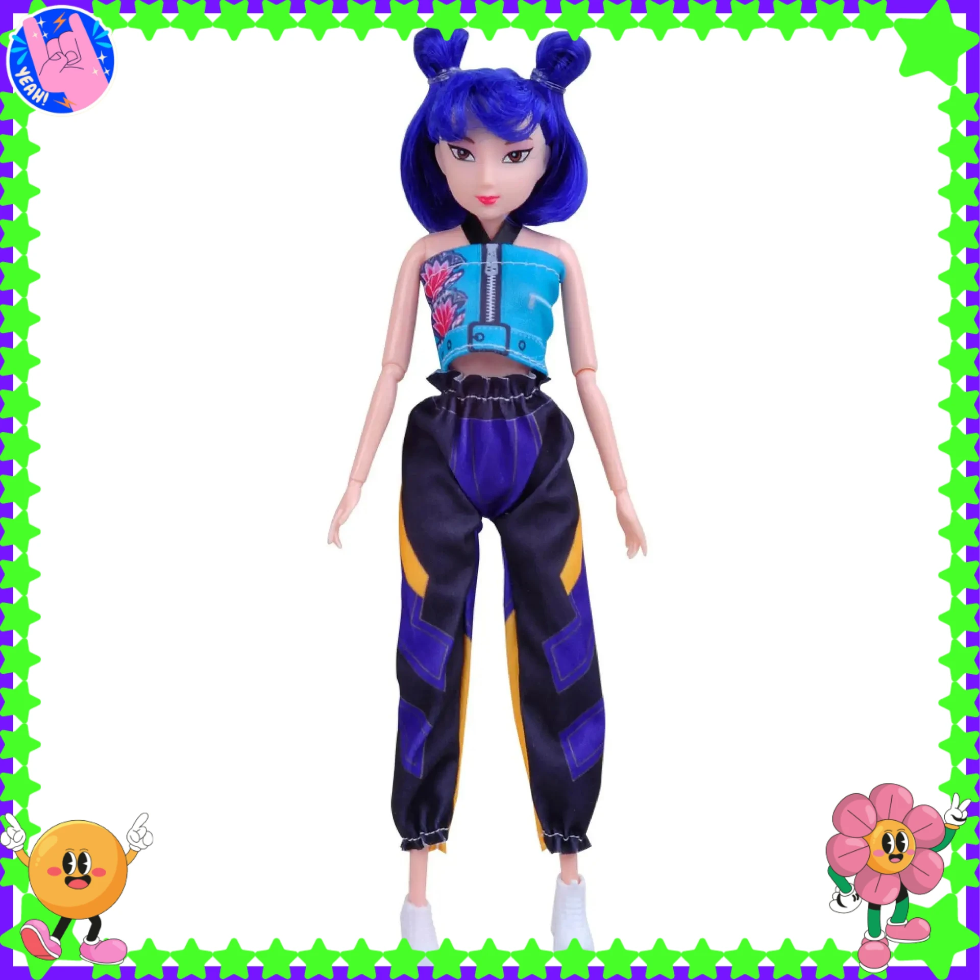 Set di 3 figure in vinile premium, bambola K-POP Demon Hunters Rumi Zoey Mira, giocattoli da collezione anime per esposizione e decorazione