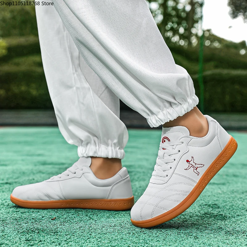 أحذية فنون الدفاع عن النفس للجنسين المضادة للانزلاق فنون الدفاع عن النفس أحذية رياضية الرجال في الهواء الطلق تاي تشي حذاء الرجال يمكن ارتداؤها أحذية التايكوندو #3