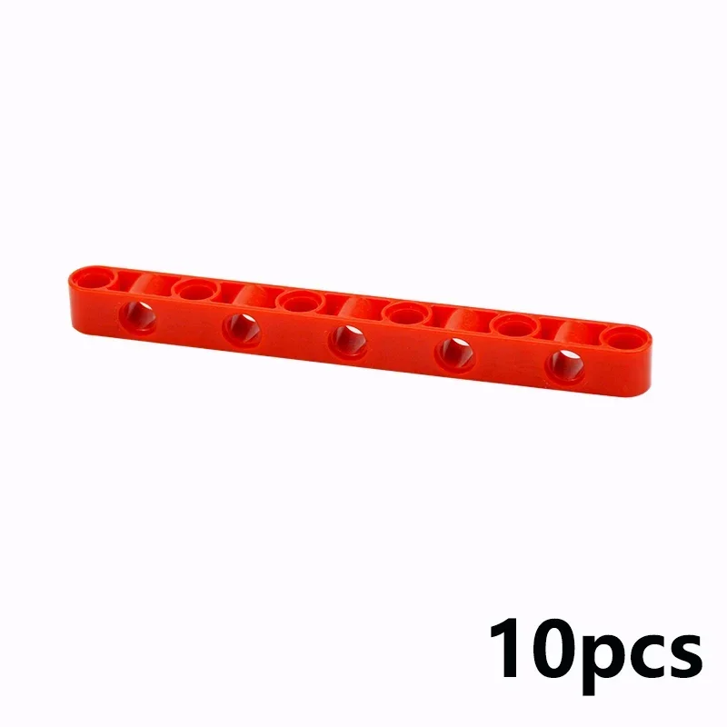 10Pcs MOC Liftarm Holes Building Blocks 1x11 Holes Thick Beam Arm Open Center Bricks Parts EV3 Compatible DIY Kid Toys