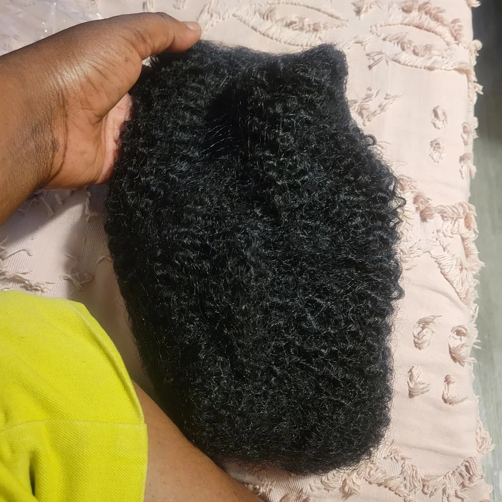 

3 шт., афро-кудрявые объемные 100% человеческие волосы для плетения, волосы для микро-твиста, афро-кудрявые волосы для наращивания, бразильские волосы