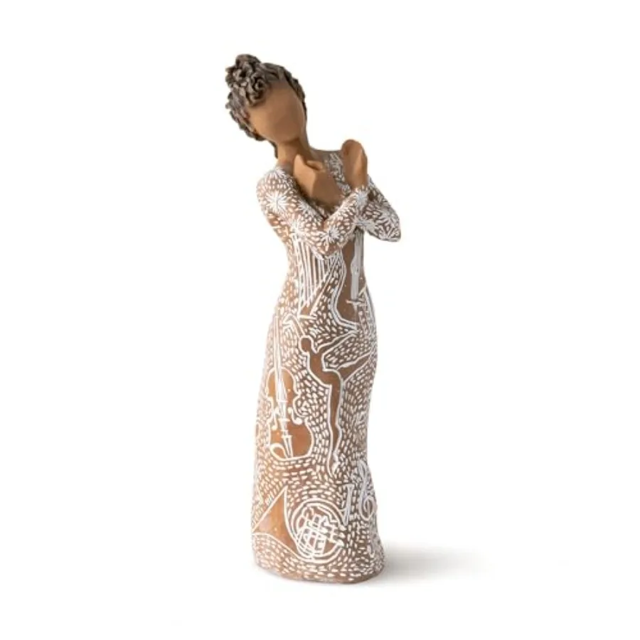 

Music Speaks , Sculpted Hand-Pated Figure